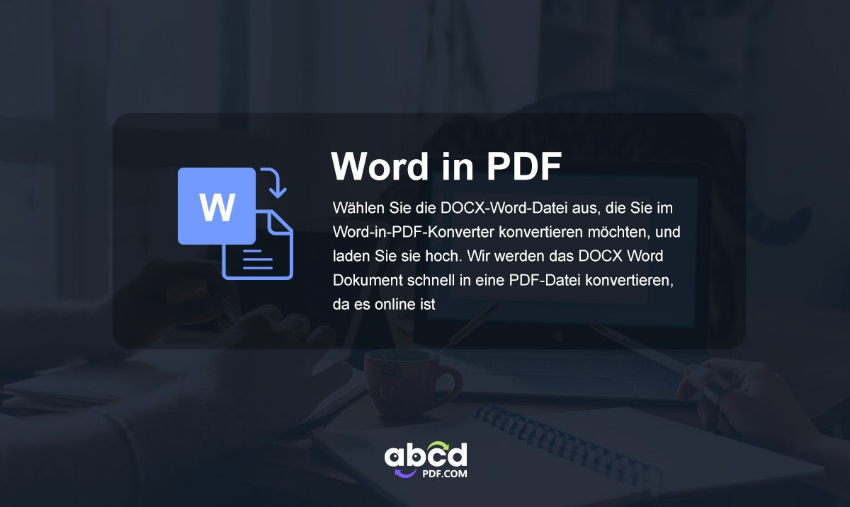 wie kann man Word in PDF umwandeln